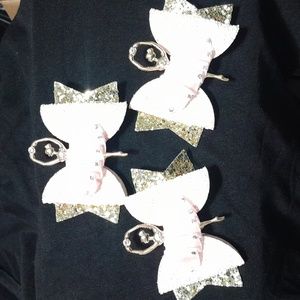 3pc Girls Ballet Hair Bows